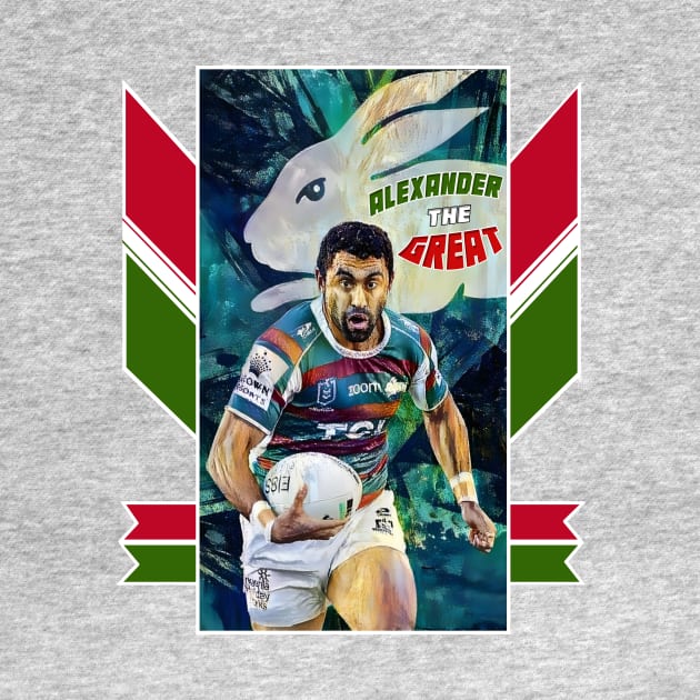 South Sydney Rabbitohs - Alex Johnston - ALEXANDER THE GREAT by OG Ballers